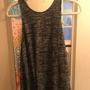 BOGO black/gray racer back tank